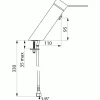 Mitigeur de lavabo - sans bec - sortie Biosafe DELABIE