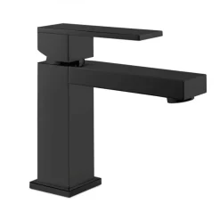 Mitigeur lavabo bas monotrou - design contemporain - noir mat - GOSSIP KRAMER
