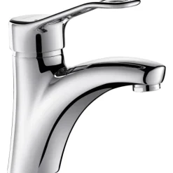 Mitigeur lavabo à bec fixe et manette ajourée - cartouche céramique Ø40 mm DELABIE