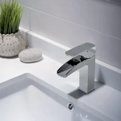 Mitigeur lavabo cascade chromé - City Open Fall PAINI