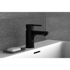 Mitigeur lavabo - noir mat - Denver SCHÜTTE