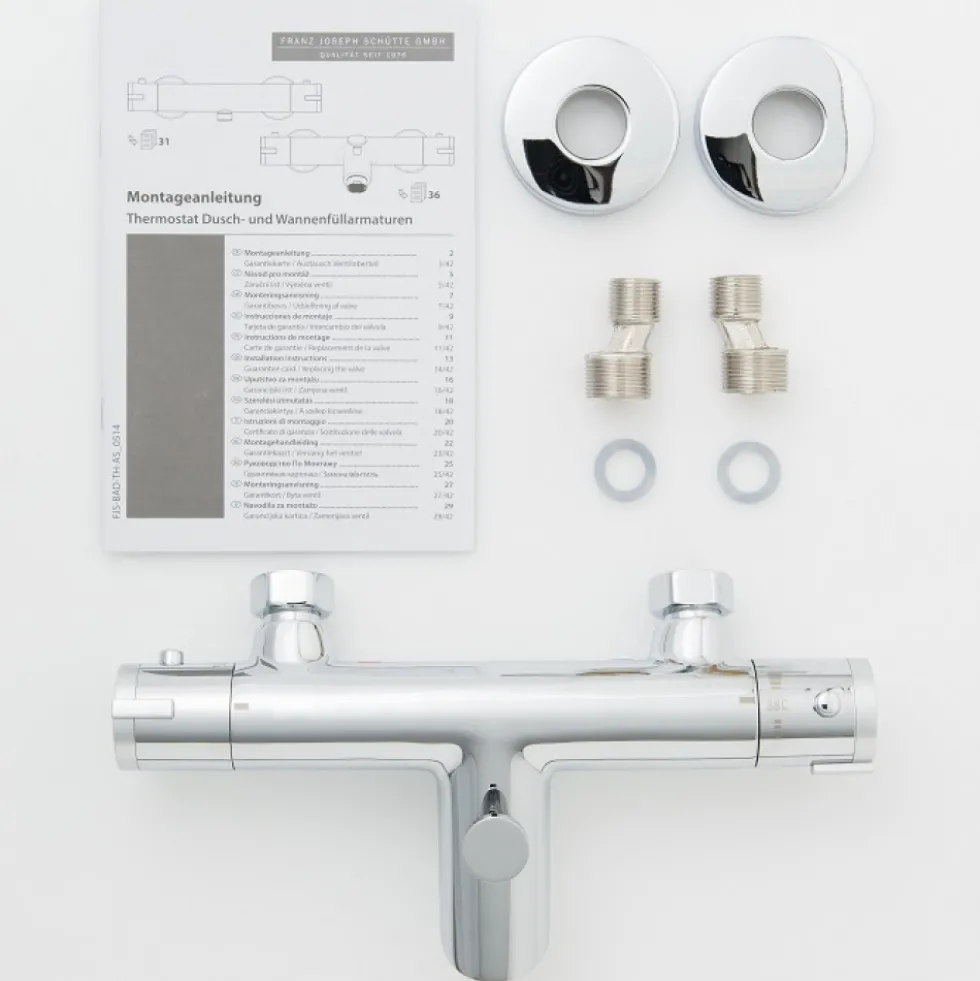 Mitigeur thermostatique baignoire - chromé - London SCHÜTTE