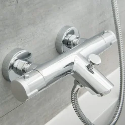 Mitigeur thermostatique baignoire - chromé - London SCHÜTTE