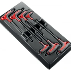 Module de 7 clés mâles à poignées en T - 6 pans - tête sphérique FACOM