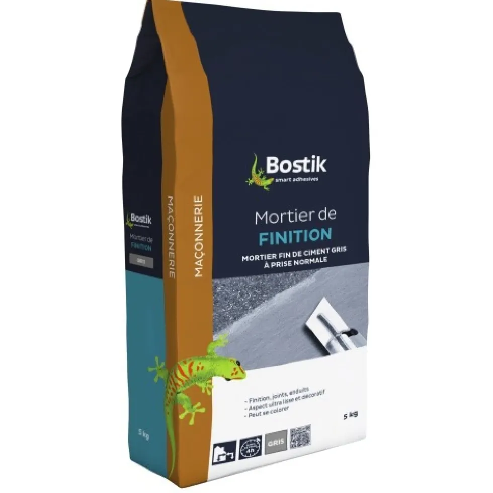 Mortier de finition gris - boite de 5 kg BOSTIK
