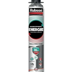 Mousse auto-expansive polymère pistolable Energie - aérosol 750 mL RUBSON