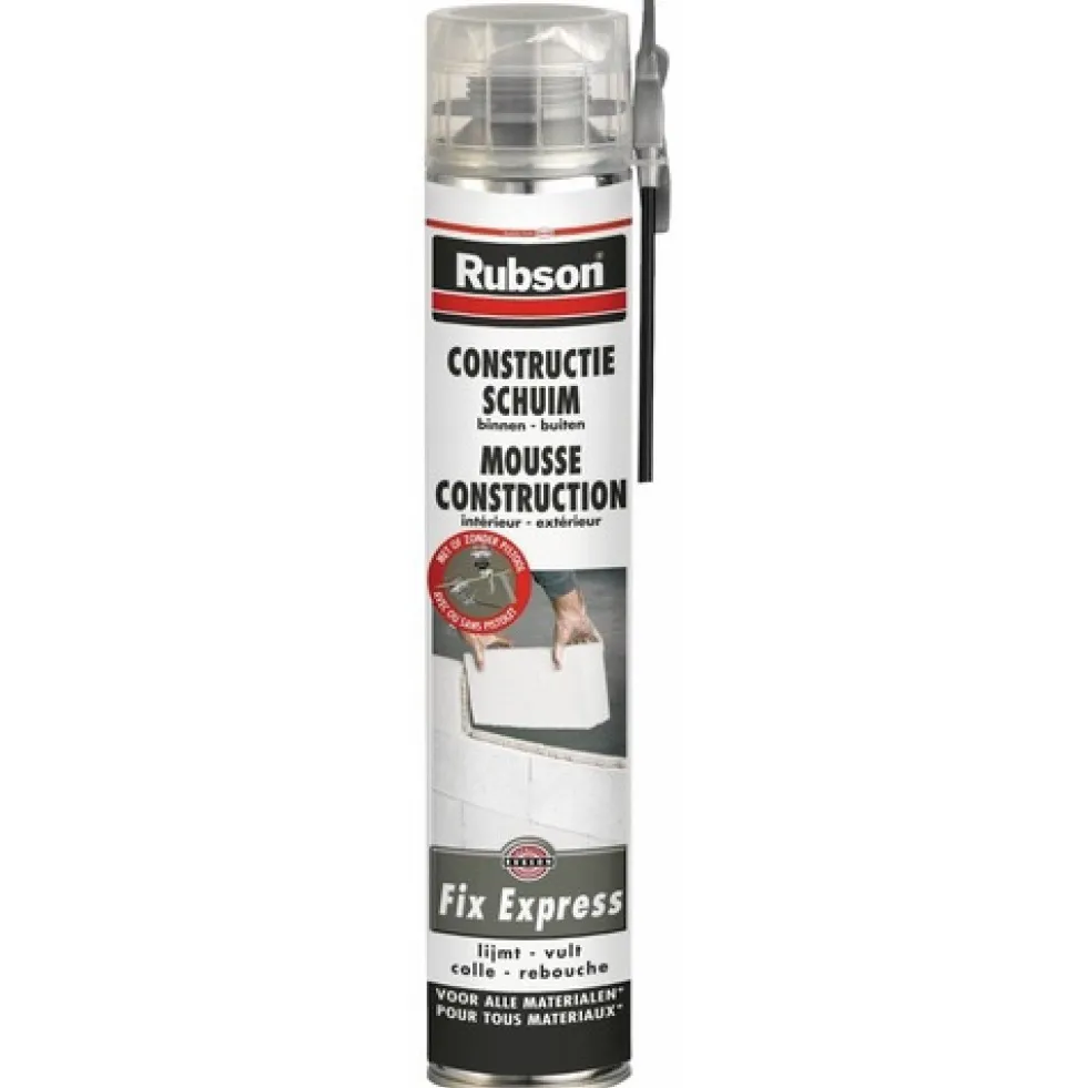 Mousse polyuréthane adhésive de construction - Fix Express RUBSON