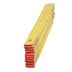 Mètre pliant jaune en bois - longueur 2 m KS TOOLS