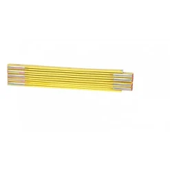 Mètre pliant jaune en bois - longueur 2 m KS TOOLS