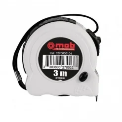 Mètre ruban avec boîtier ABS - 3 m x 16 mm MOB