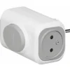 Multiprise 2 sorties avec bouton d'extraction - 050637 LEGRAND