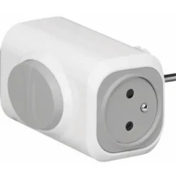 Multiprise 2 sorties avec bouton d'extraction - 050637 LEGRAND