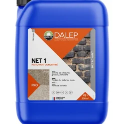 Nettoyant - détergent alcalin algicide surpuissant - Net 1 20 L DALEP