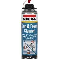 Nettoyant mousse polyuréthane - Gun & Foam Cleaner - à visser SOUDAL