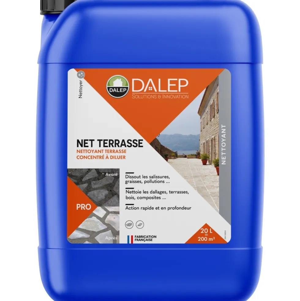 Nettoyant terrasses - concentré – économique – Net terrasse DALEP