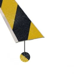 Nez de marche avec antidérapant à visser - longueur 3m - jaune et noir WATTELEZ