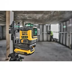 Niveau laser multilignes 3x360° compact XR 18V 2Ah Li-Ion - verts DCLE34031D1-QW DEWALT