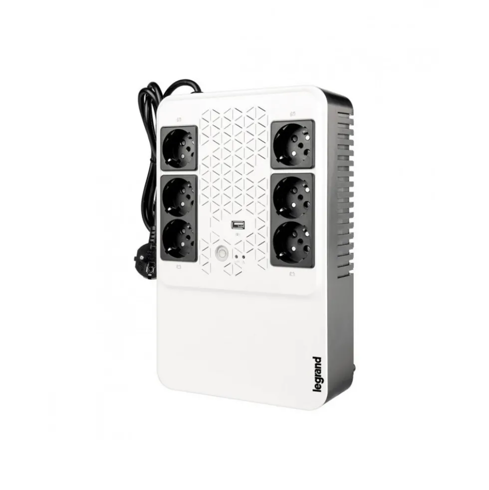 Onduleur Keor multiplug avec 6 prises 2P+T - 360W LEGRAND