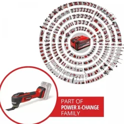 Outil multifonctions sans fil TP-MG 18 Li BL - Solo - Power X change EINHELL PROFESSIONAL