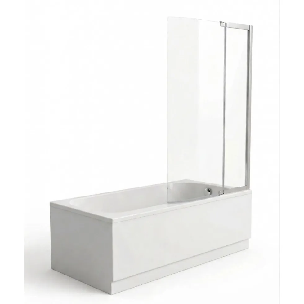 Pack bain-douche 160x85cm droite Malice avec pare-bain 2 volets et tablier JACOB DELAFON