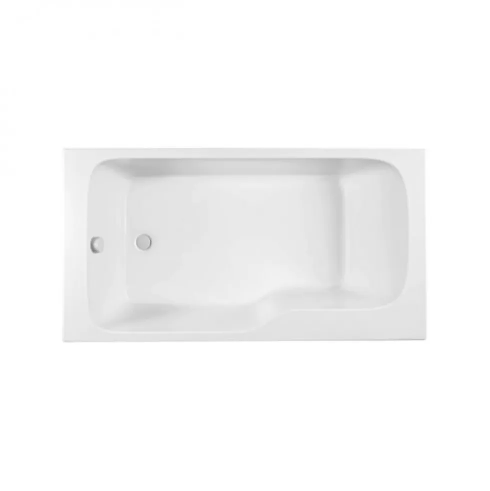 Pack bain-douche 160x85cm gauche Malice avec pare-bain 2 volets et tablier JACOB DELAFON