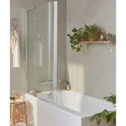 Pack bain-douche 160x85cm gauche Malice avec pare-bain 2 volets et tablier JACOB DELAFON
