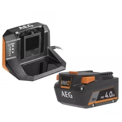 Pack batterie 4.0 Ah et chargeur 18V AEG Powertools