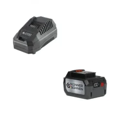 Pack batterie 4Ah 20V KS 20V4-1 + chargeur 20V KS C45A KONNER & SOHNEN