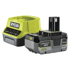 Pack batterie 18V ONE+™ 4,0 Ah et chargeur 2,0 A - RC18120-140XG RYOBI