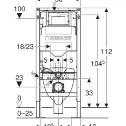 Pack bâti-support autoportant Duofix avec cuvette sans bride Renova et plaque Sigma20 GEBERIT