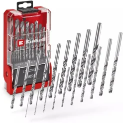 Pack de 19 forets à métaux HSS-G - diamètre 1 à 10 mm EINHELL