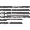 Pack de 10 lames scie sauteuse pour bois et métal - emmanchement en T EINHELL