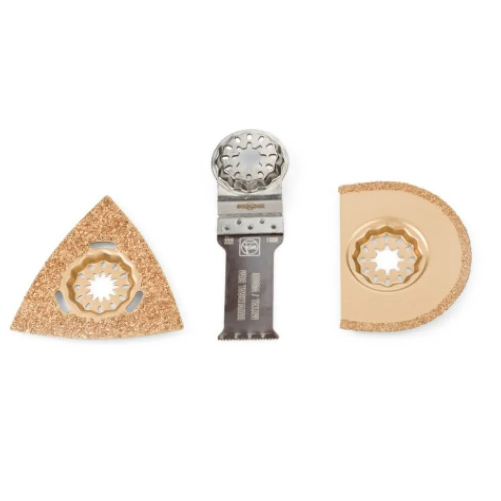 Pack de 3 lames Starlock pour sols et salle de bain FEIN