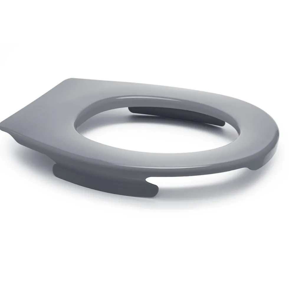 Pack Lunette et Abattant WC clipsable - Gris PAPADO