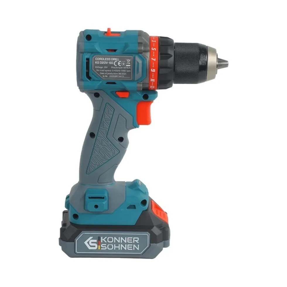 Pack 3 machines perceuse, meuleuse d'angle, perforateur 20V - KS RHAGD 20V KONNER & SOHNEN