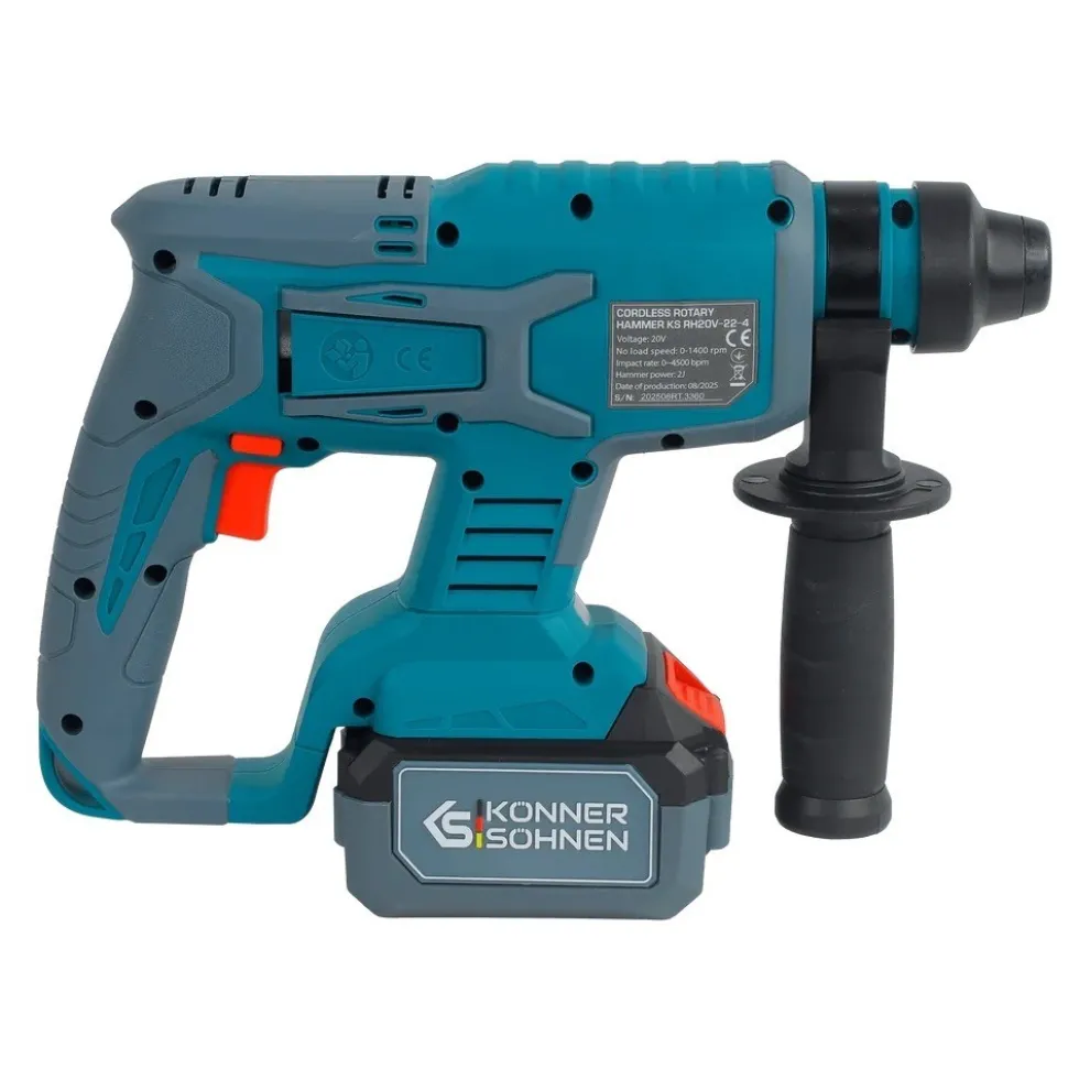 Pack 3 machines perceuse, meuleuse d'angle, perforateur 20V - KS RHAGD 20V KONNER & SOHNEN