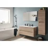 Pack meuble 120cm 2 tiroirs double vasque + Colonne 140cm + Miroir 100cm + 2 spot LED JACOB DELAFON