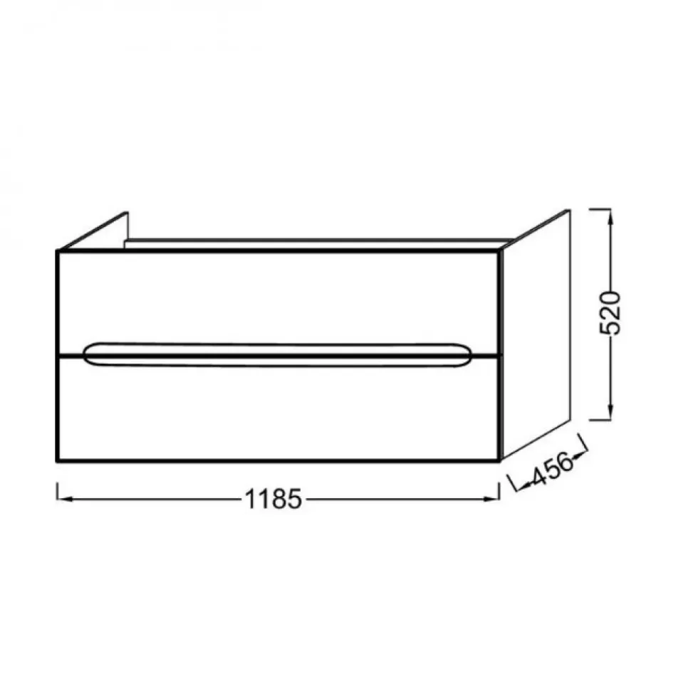 Pack meuble 120cm 2 tiroirs double vasque + Colonne 140cm + Miroir 100cm + 2 spot LED JACOB DELAFON