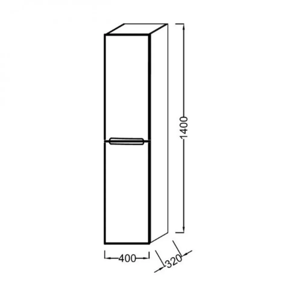 Pack meuble 120cm 2 tiroirs double vasque + Colonne 140cm + Miroir 100cm + 2 spot LED JACOB DELAFON