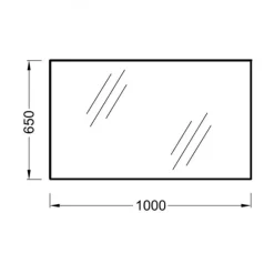 Pack meuble vasque 100cm 2 tiroirs + Colonne 140cm + Miroir 100cm + spot LED JACOB DELAFON