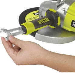 Pack meuleuse d’angle filaire 800W RAG800-125G + meuleuse d’angle filaire 2 mains 2000W EAG2000RS RYOBI