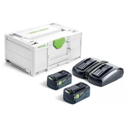 Pack énergie SYS 18V - 2 batteries HP 5Ah et 1 chargeur TCL 6 DUO FESTOOL