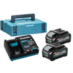 Pack Énergie XGT® 40V Max 4Ah (2 batteries + 1 chargeur) en coffret MAKITA