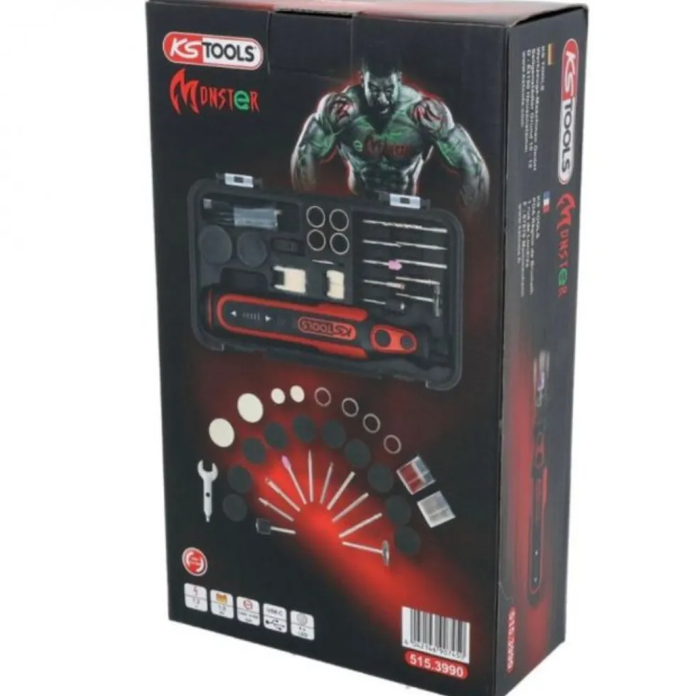 Pack outil multifonction eMonster sans fil + 50 accessoires - 515.3990 KS TOOLS