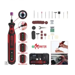 Pack outil multifonction eMonster sans fil + 50 accessoires - 515.3990 KS TOOLS