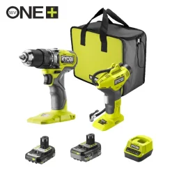 Pack perceuse à percussion sans fil 18V ONE+™ + compresseur 18V ONE+™ - RPD18BL1-242SPI RYOBI