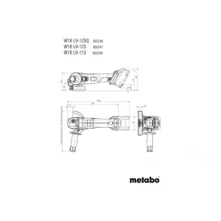 Pack perceuse à percussion SB 18 + meuleuse d'angle sans fil W 18 L 9-125 - Combo Set 2.4.4 18V METABO