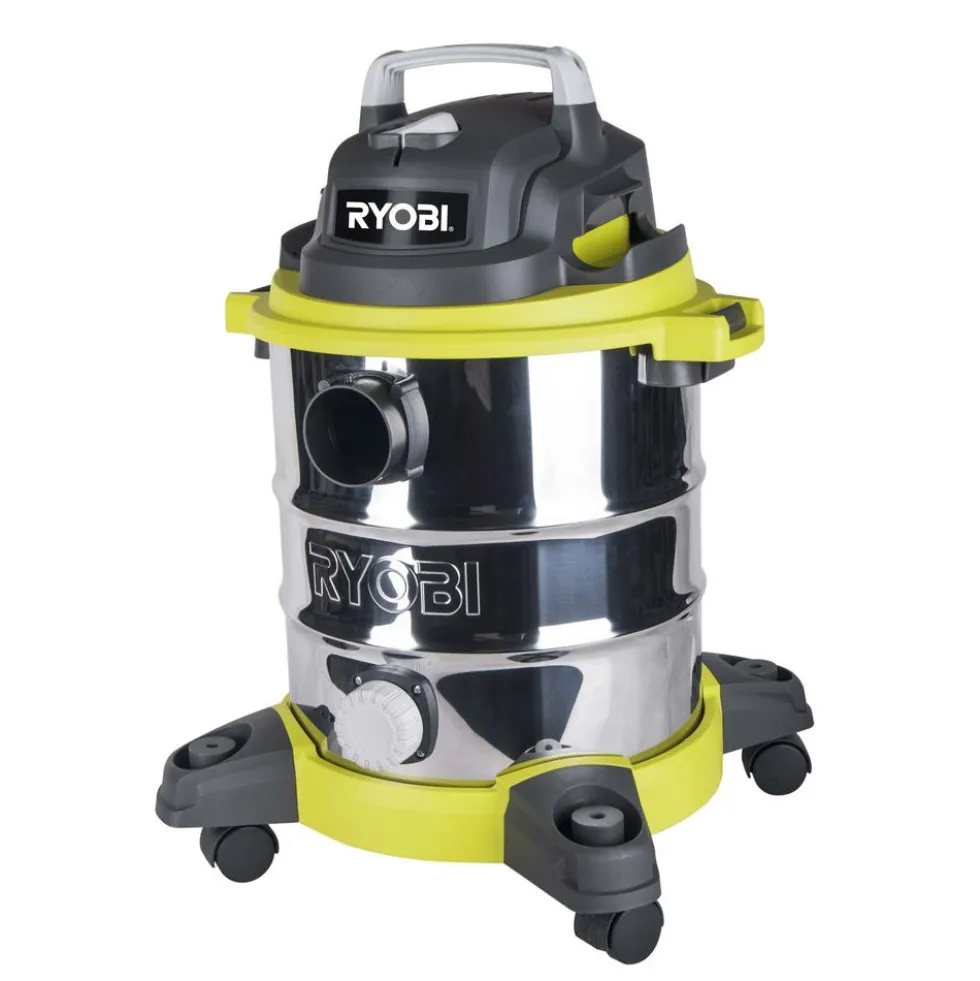 Pack scie circulaire filaire 1400W RCS1400-G + aspirateur eau et poussières 1250W RVC-1220I-G RYOBI