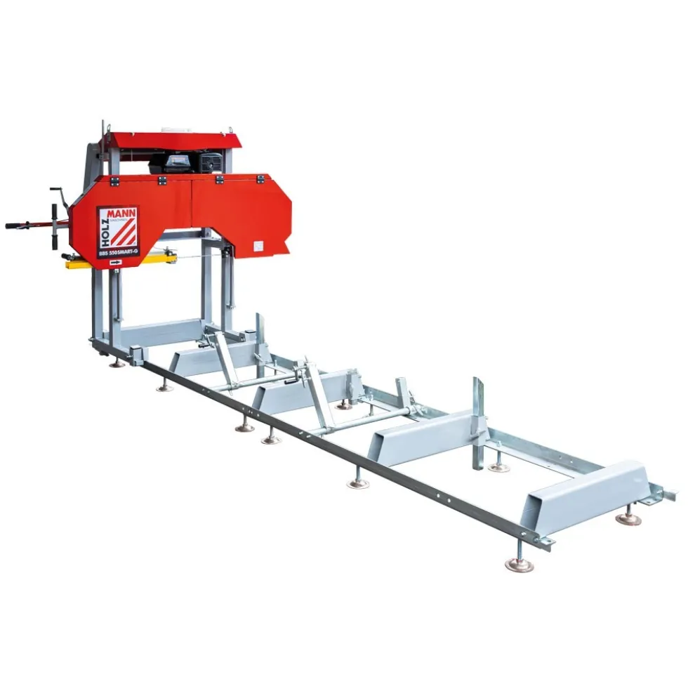 Pack scie à grume thermique BBS550SMART-G + extension de 2 m HOLZMANN