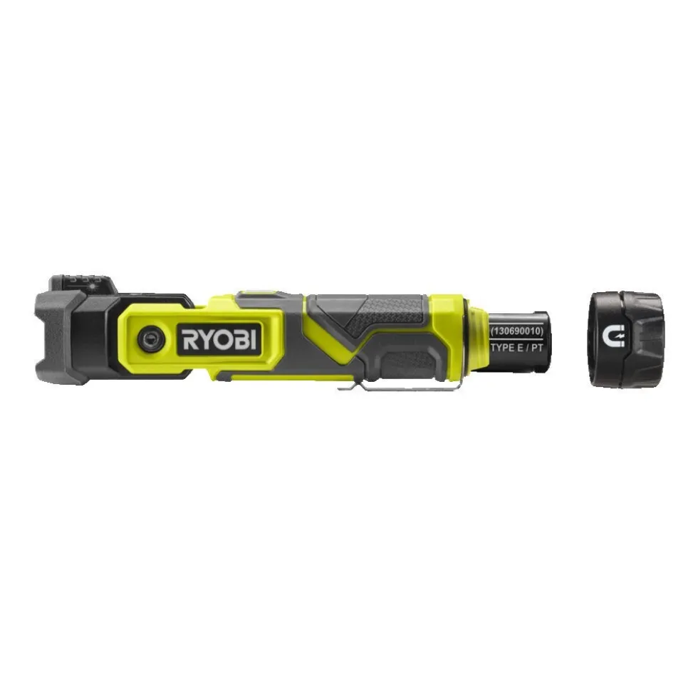 Pack tournevis électrique 4V RSDP4-120G + lampe torche RLP4-0 + batterie 4V 2,0Ah et 2 embouts de vissage RYOBI